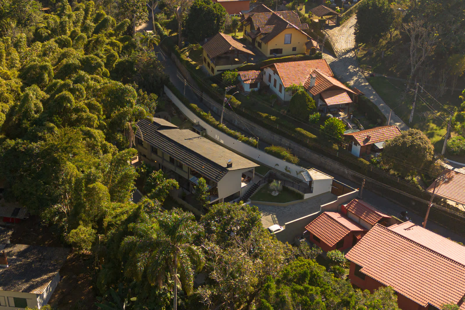 Residência · Vista aérea